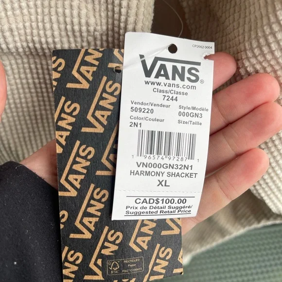 Vans Cropped Corduroy Shirt - Picture 2 of 4